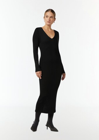 COMMA Kleid in Schwarz: Vorderseite