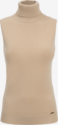 Influencer Neulepaita värissä beige: etupuoli