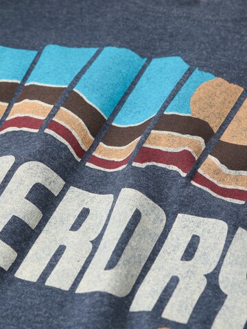 Superdry & Co Póló 'GREAT OUTDOORS' - kék