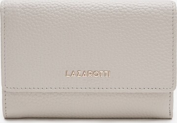 Lazarotti Wallet 'Bologna' in White: front