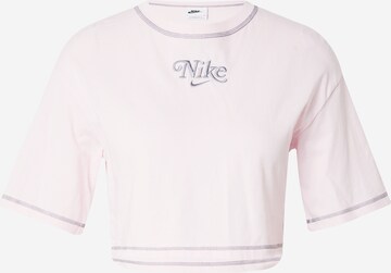 Nike Sportswear Shirt in Roze: voorkant