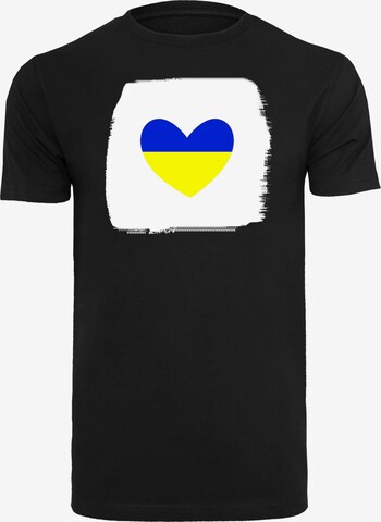 Merchcode T-Shirt 'Peace' in Schwarz: predná strana