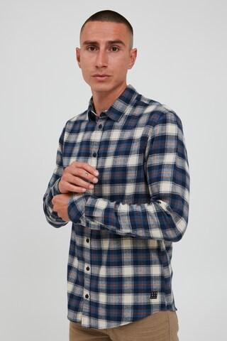 BLEND Slim fit Button Up Shirt 'ALAN' in Blue: front