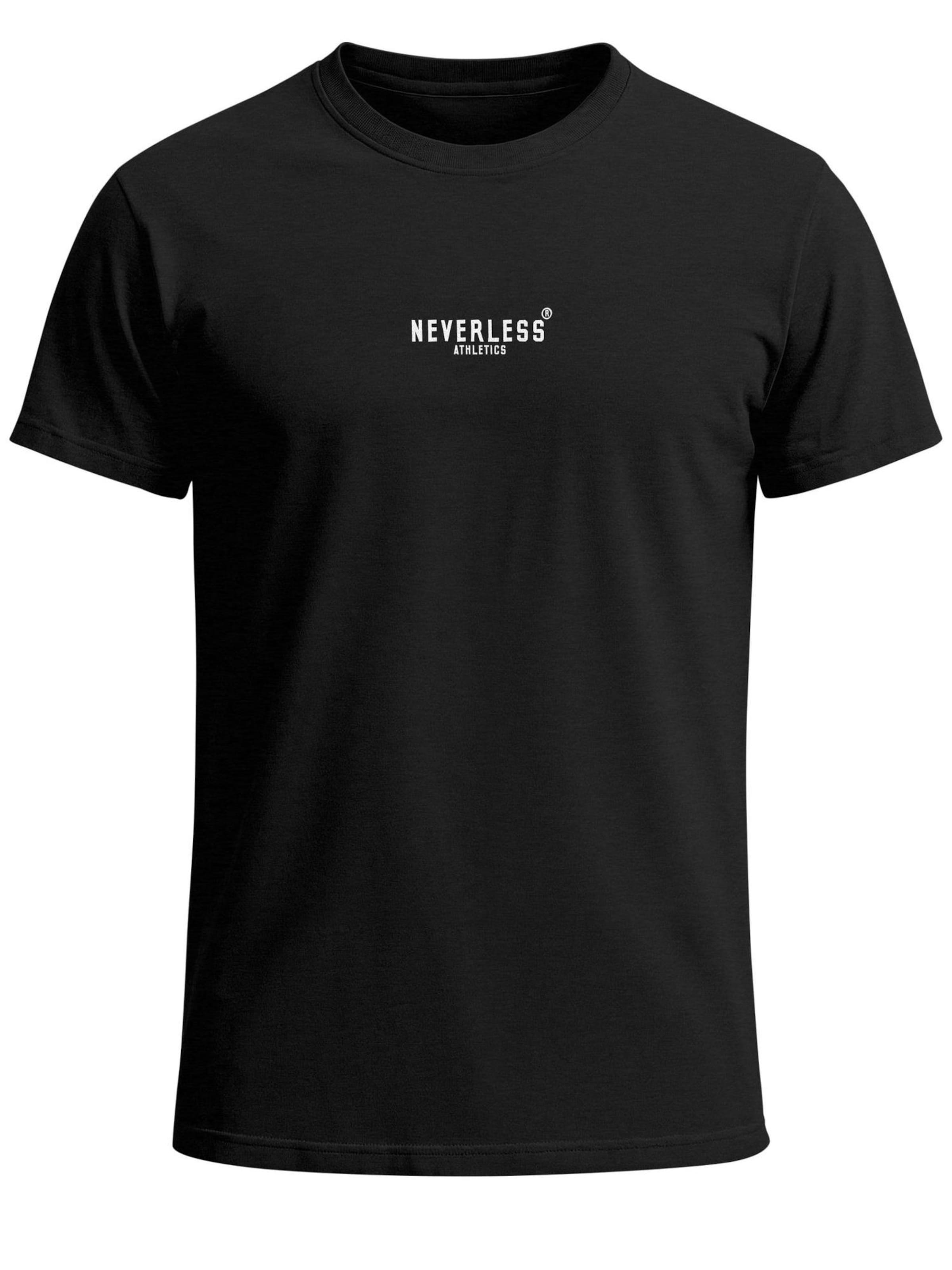 Neverless Shirt 'Barbell Sparta' in Black: front