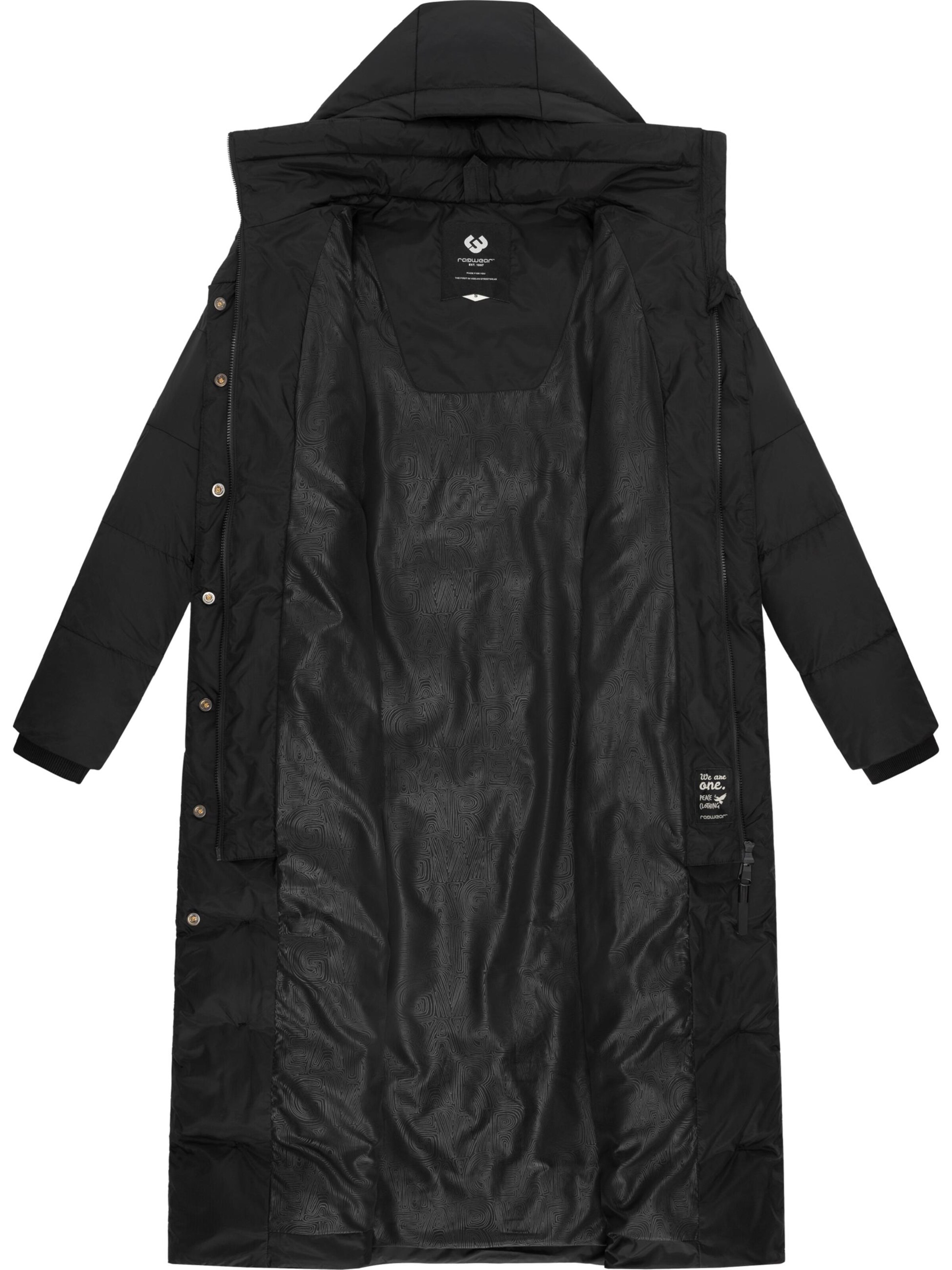 Ragwear - Abrigo de invierno 'Niara' en negro