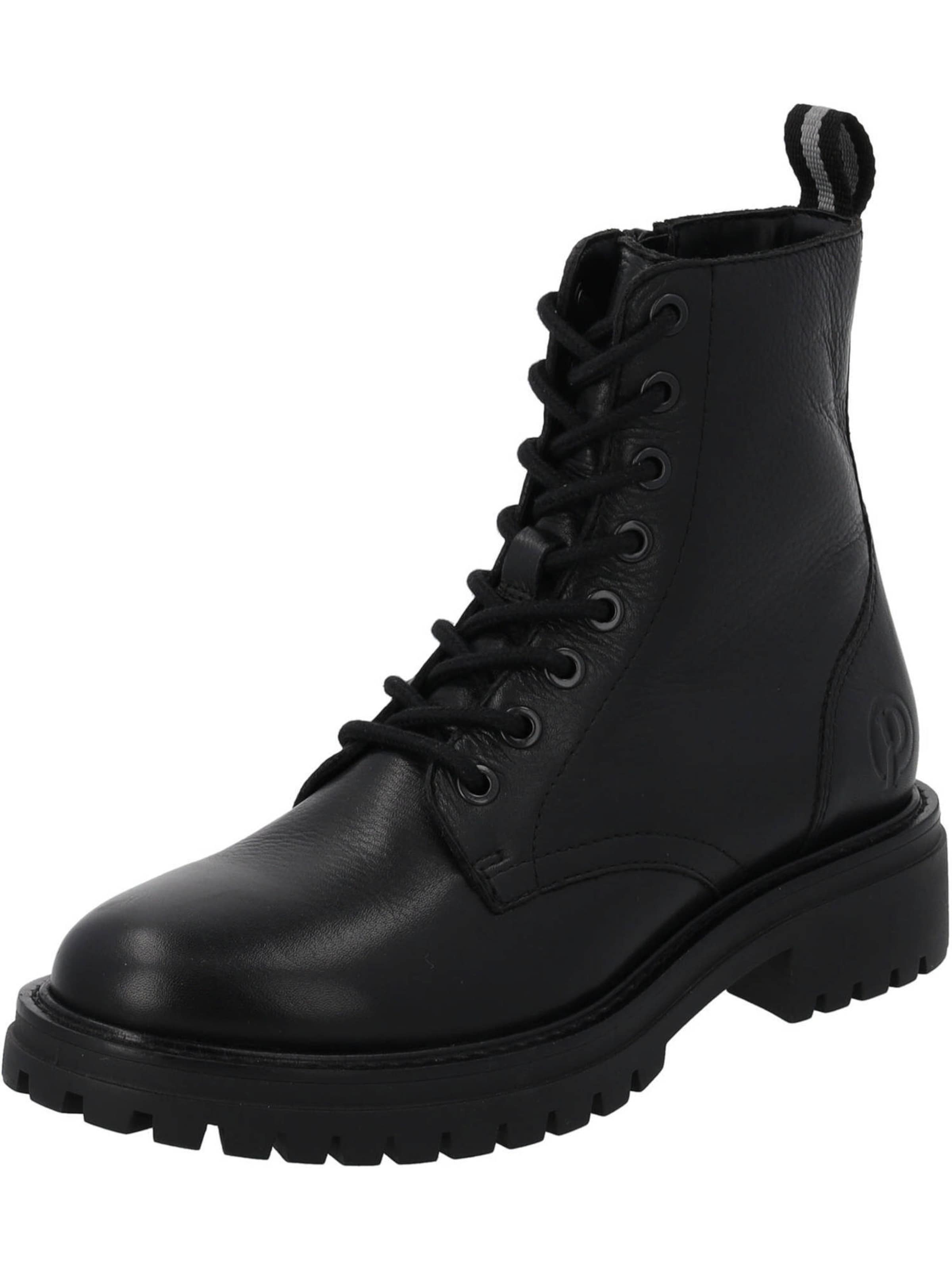 Palado Veterlaarsjes 'Mileans' in Zwart: voorkant