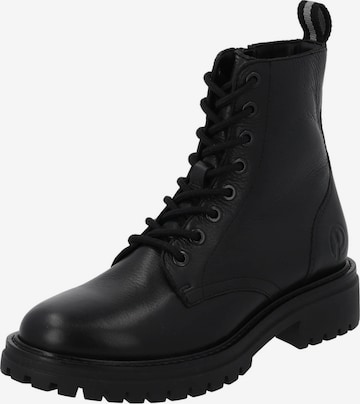 Palado Schnürstiefelette 'Mileans' in Schwarz: Vorderseite