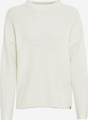 CAMEL ACTIVE Sweater in White: front