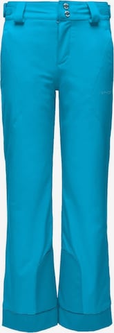 Spyder Regular Workout Pants 'Olympia' in Blue: front