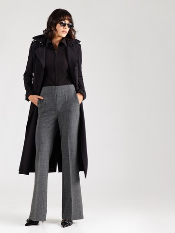 BOSS Black Flared Hose 'Telessa' in Grau
