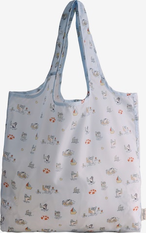 Cath Kidston Ostoskassi värissä sininen: etupuoli