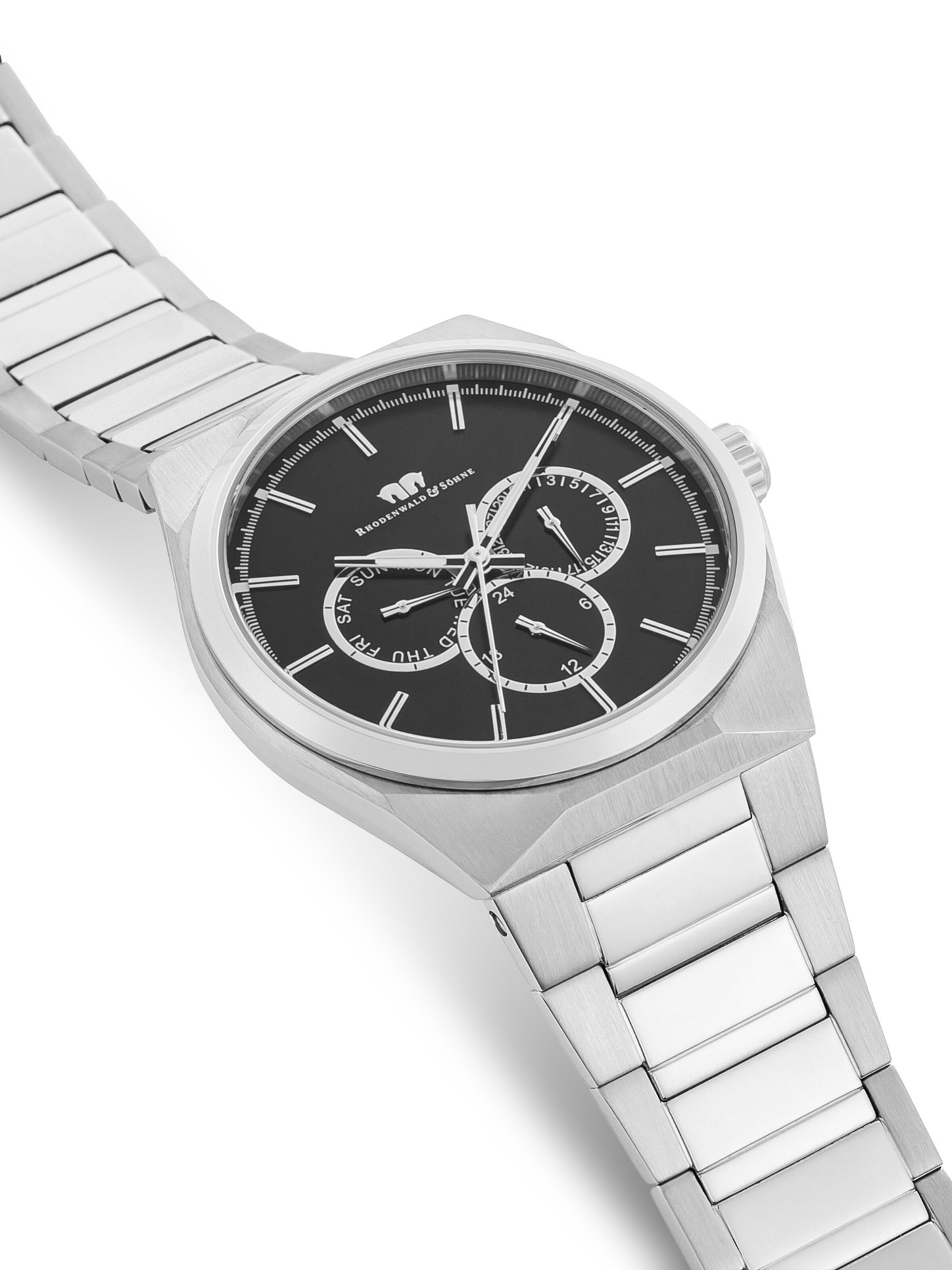 Rhodenwald & Söhne Analoguhr in Silber