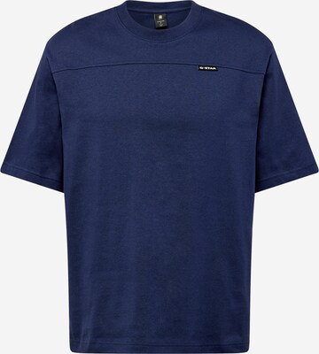 T-Shirt G-Star RAW en bleu : devant