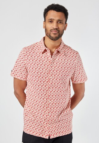 4funkyflavours Regular fit Overhemd 'Anyone In Love' in Rood: voorkant