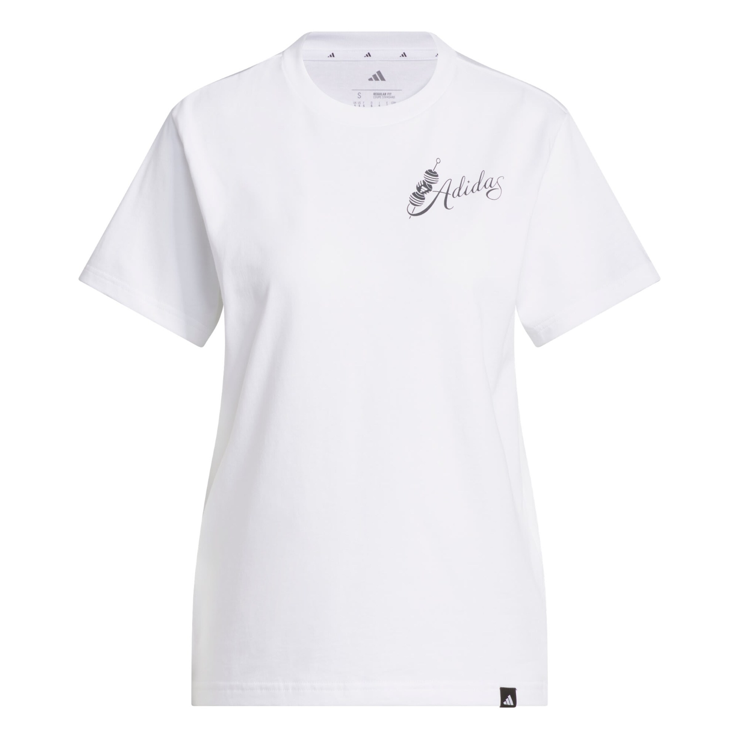 ADIDAS SPORTSWEAR - Camiseta funcional 'MIND BODY & SPIRIT(S) GRAPHIC' en blanco