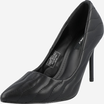 ONLY - Zapatos con plataforma 'Cali' en negro: frente