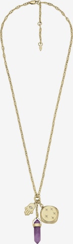 FOSSIL Necklace in Gold: front