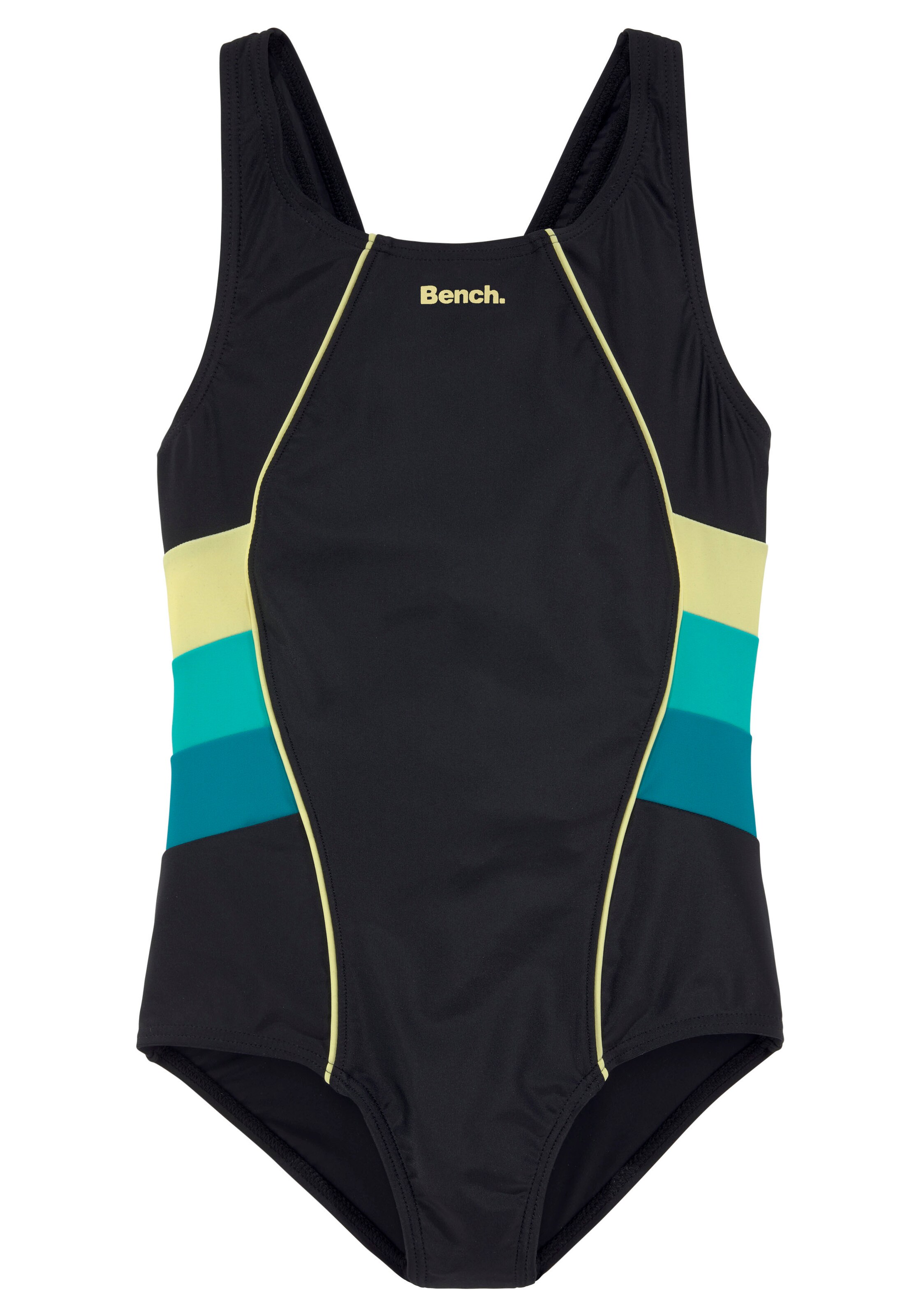 BENCH Badeanzug in Schwarz: Vorderseite