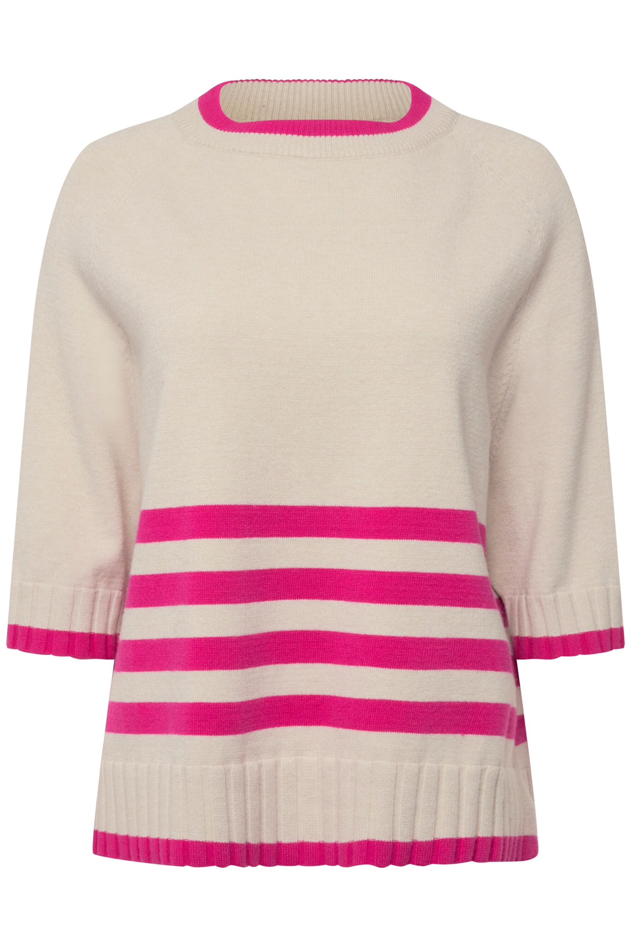 LAURASØN Pullover in Beige: Vorderseite