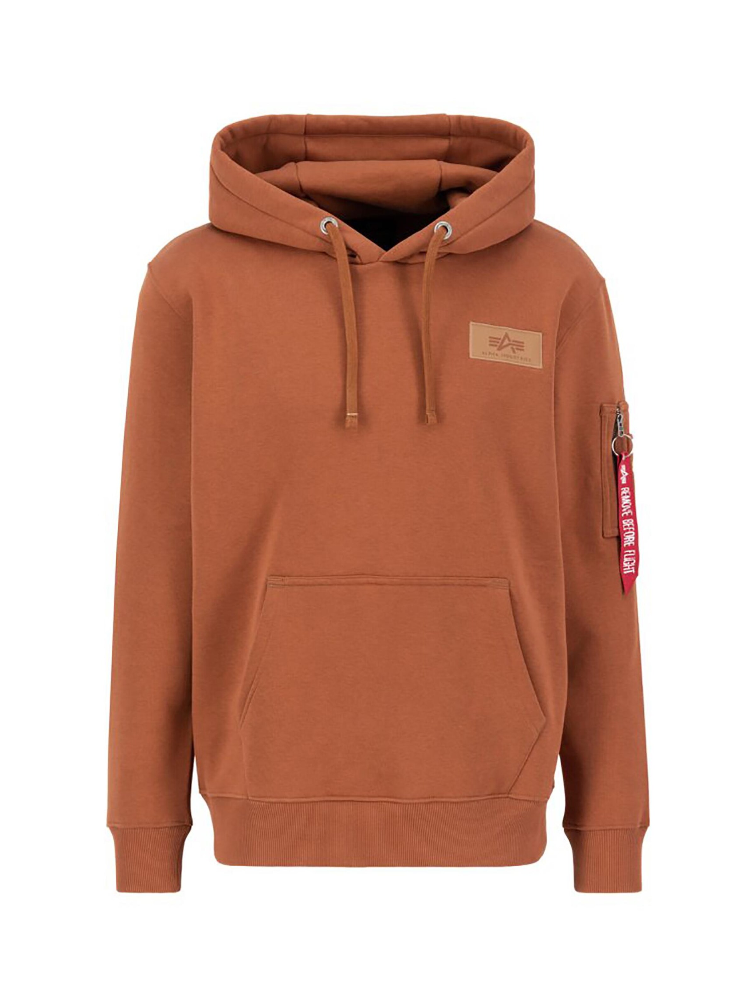 ALPHA INDUSTRIES Sweatshirt in Brown: front