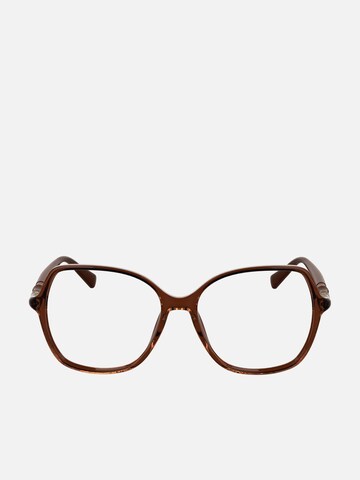 Occhiali da sole 'Longchamp LO2769 Transparent brick 55/15/145 WOMAN Eyewear Frame' di Longchamp in arancione: frontale