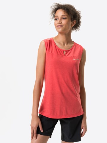 VAUDE Sports top 'Skomer' in Red: front