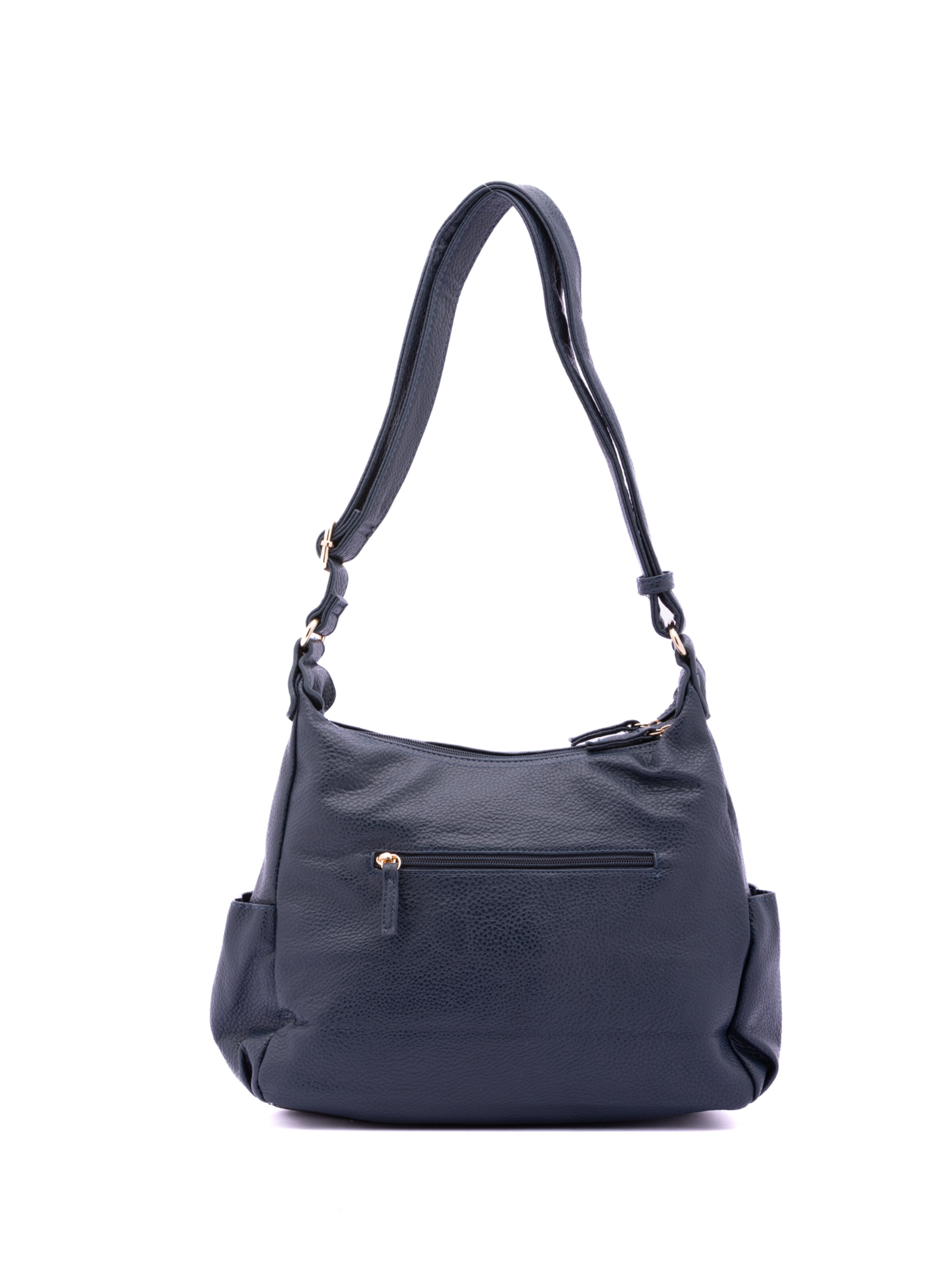 Borsa a spalla 'Borsa a Spalla Donna Ecopelle - Zip e Tasche Multiple' di B. Cavalli in blu