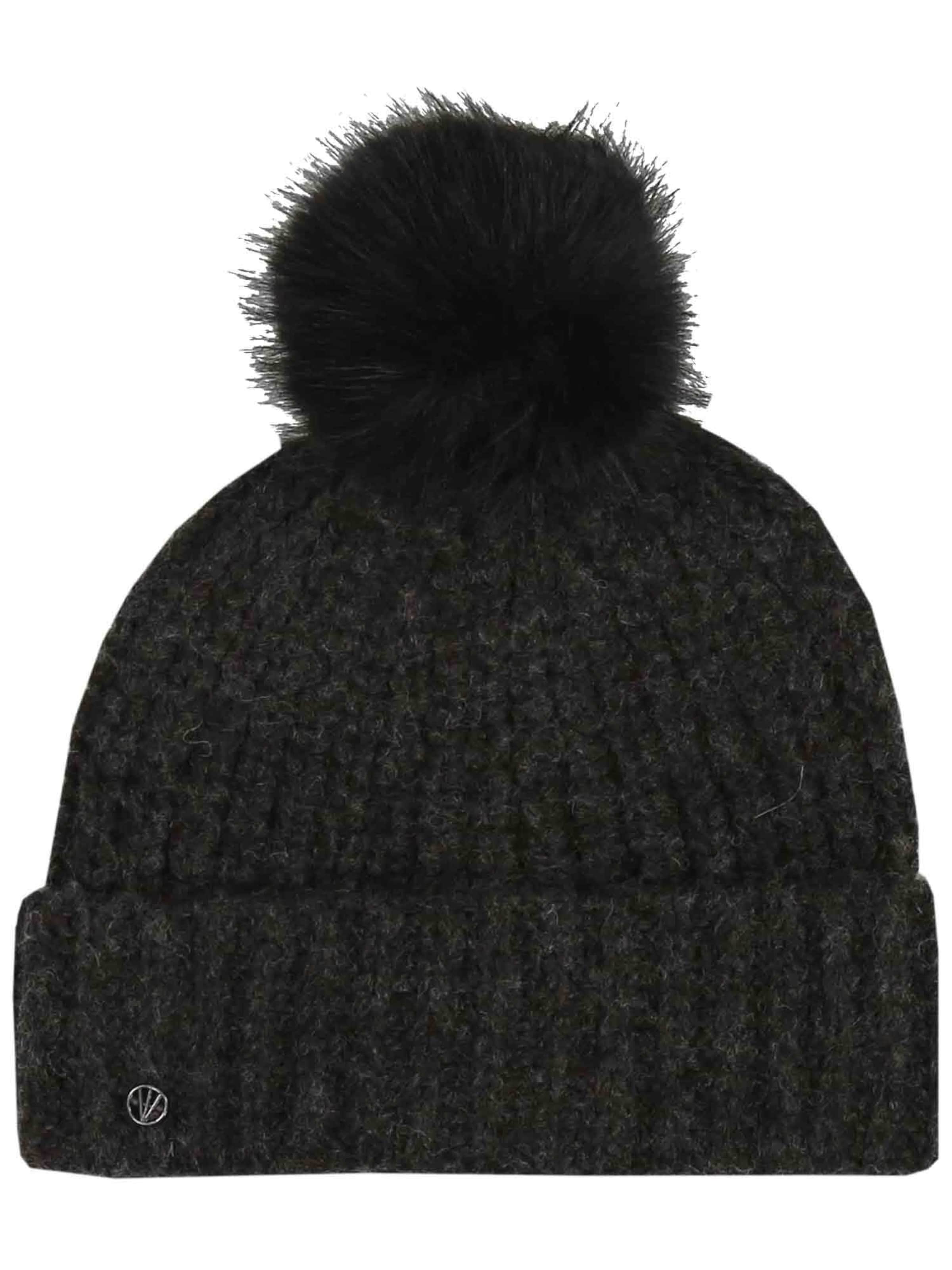 LOEVENICH Beanie in Grey: front