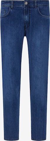 mėlyna Boggi Milano Prigludęs Džinsai: priekis