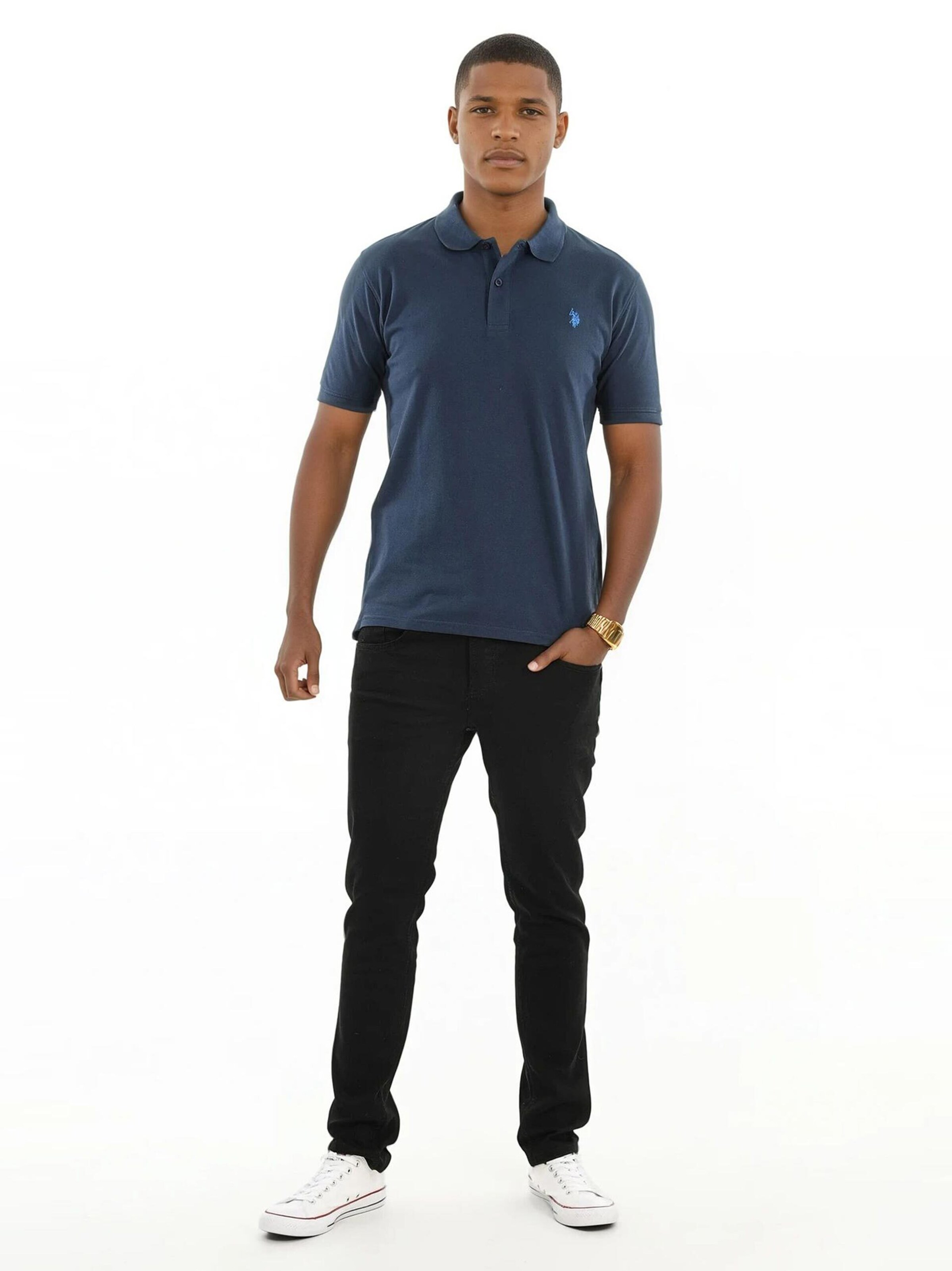T-Shirt U.S. POLO ASSN. en bleu