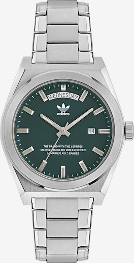 ADIDAS ORIGINALS Analoog horloge 'CODE FIVE' in de kleur Groen / Zilver, Productweergave