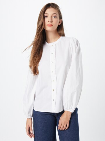 NÜMPH Blouse in White: front