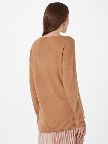 VILA Sweater 'Ril' in Brown