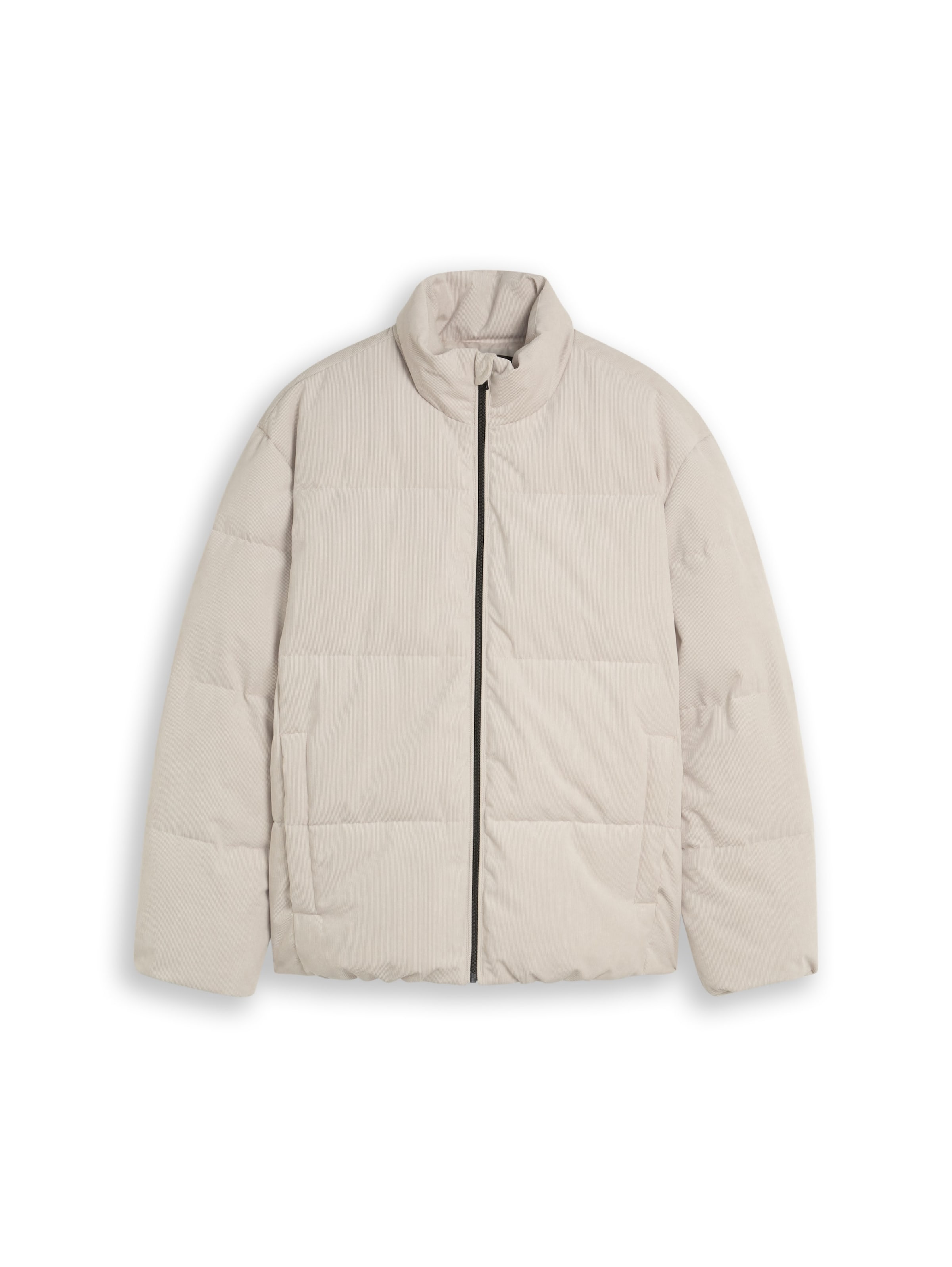 TOM TAILOR DENIM Winterjacke in Beige: Vorderseite