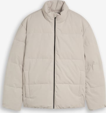 TOM TAILOR DENIM Winterjacke in Beige: Vorderseite