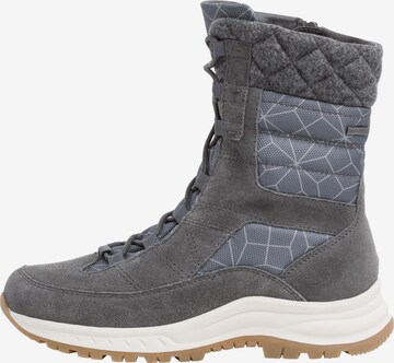 TAMARIS Lace-Up Boots 'Comfort' in Grey