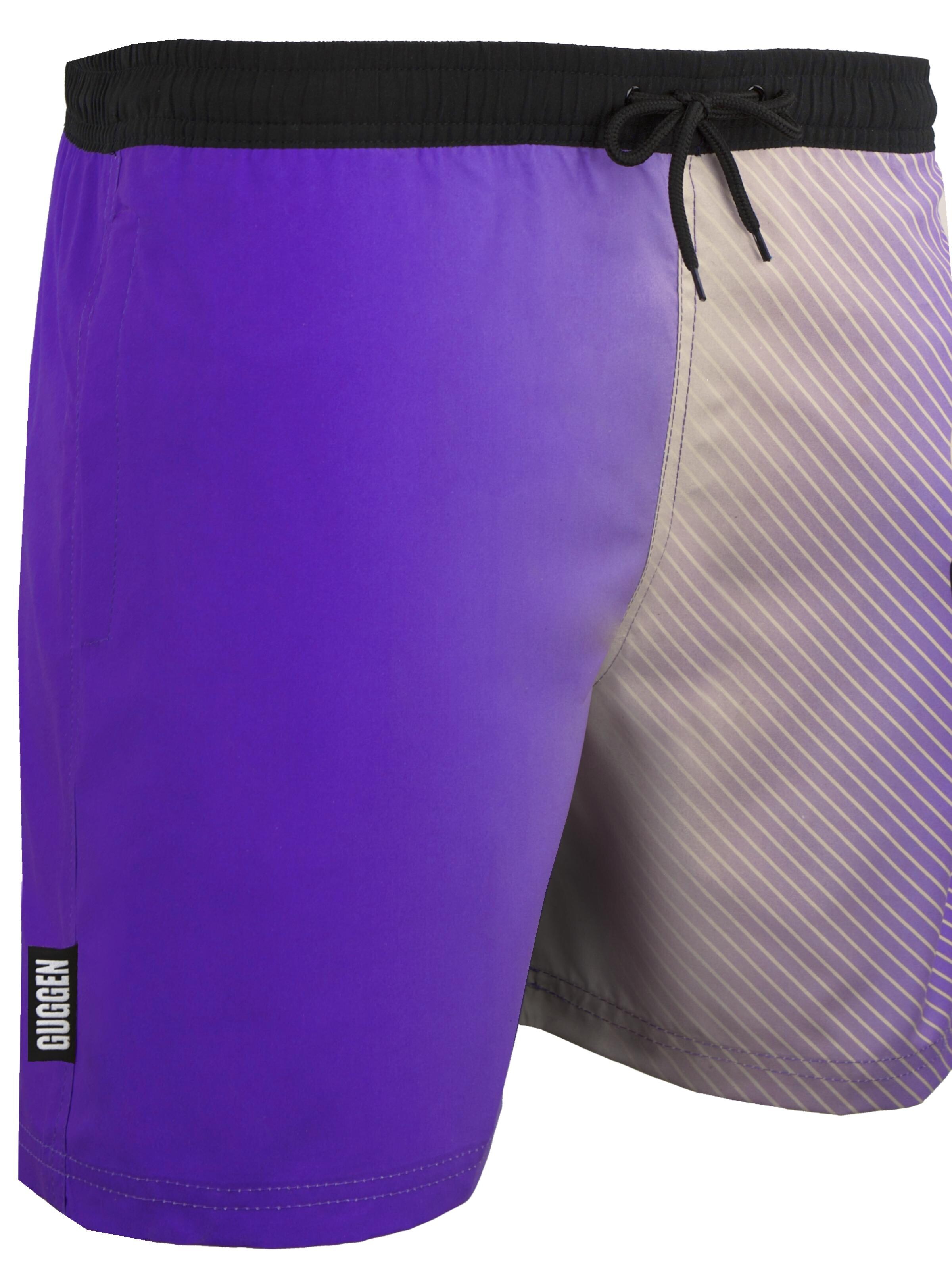 Guggen Mountain Swimming shorts 'Boardshorts B13' in Purple