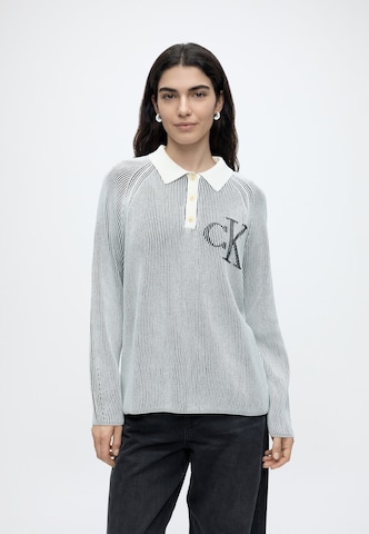 Calvin Klein Jeans Свитер в Белый: спереди
