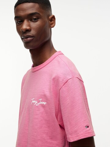 T-Shirt Tommy Jeans en rose