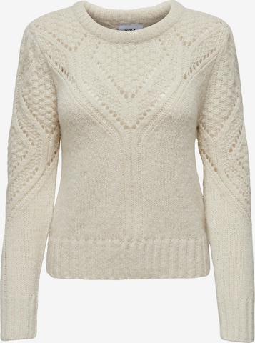 ONLY Sweater 'ALICIA LIFE' in Beige: front
