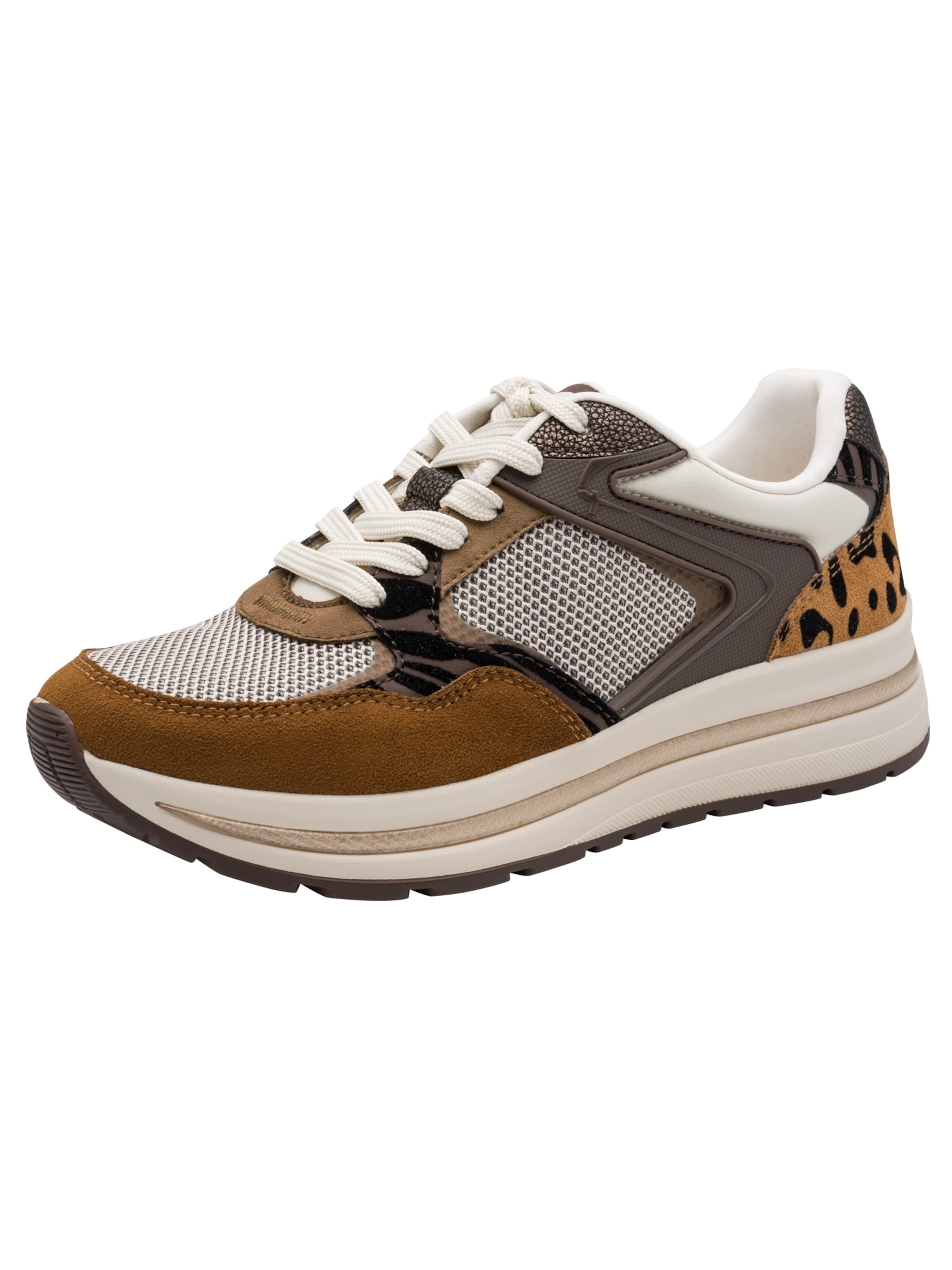 Tamaris Sneakersy niskie w kolorze brązowy: przód