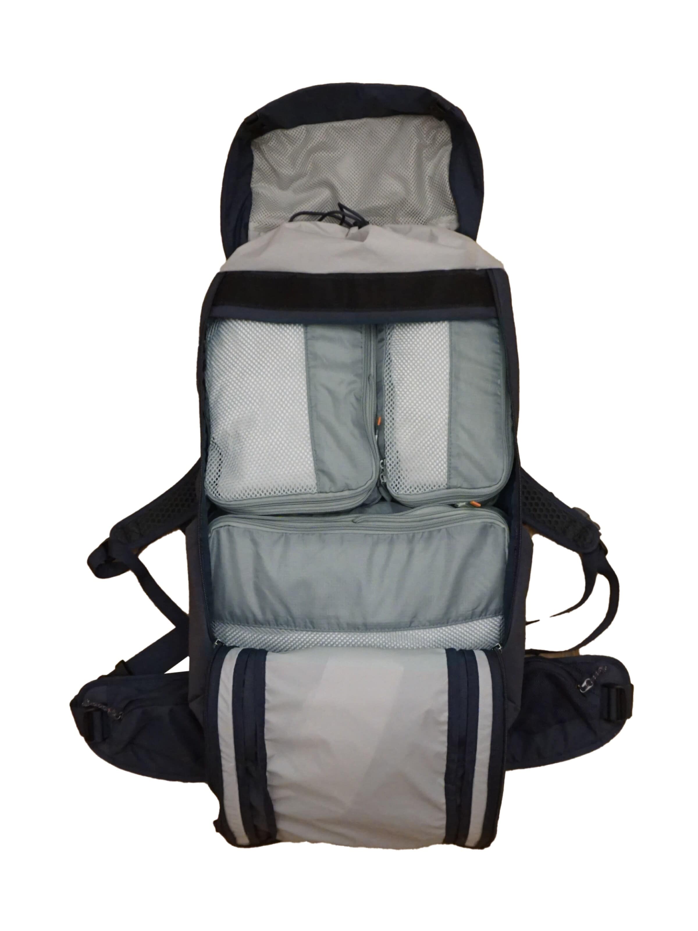 Sac de voyage 'Packing Cubes Set 7 Teilig mit Kompression, Packwürfel, Packtaschen Set für Rucksack & Koffer' TRAVEL DUDE en gris