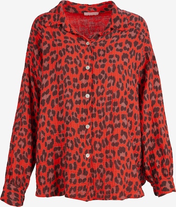 Chemisier 'Leo Queen' Seasons of April en rouge : devant