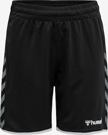 Hummel Shorts in Schwarz: predná strana