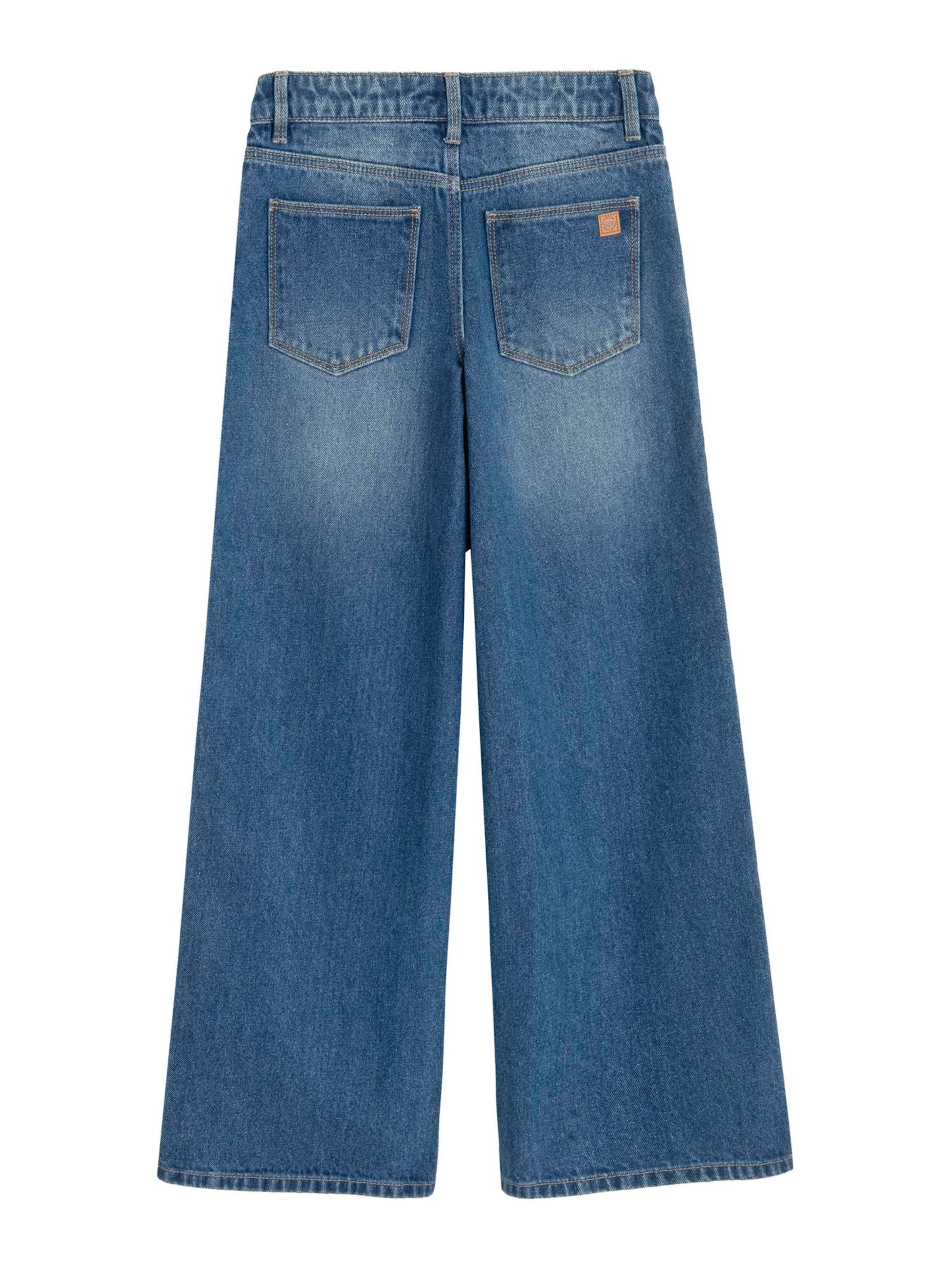 Cool Club Wide leg Jeans i blå