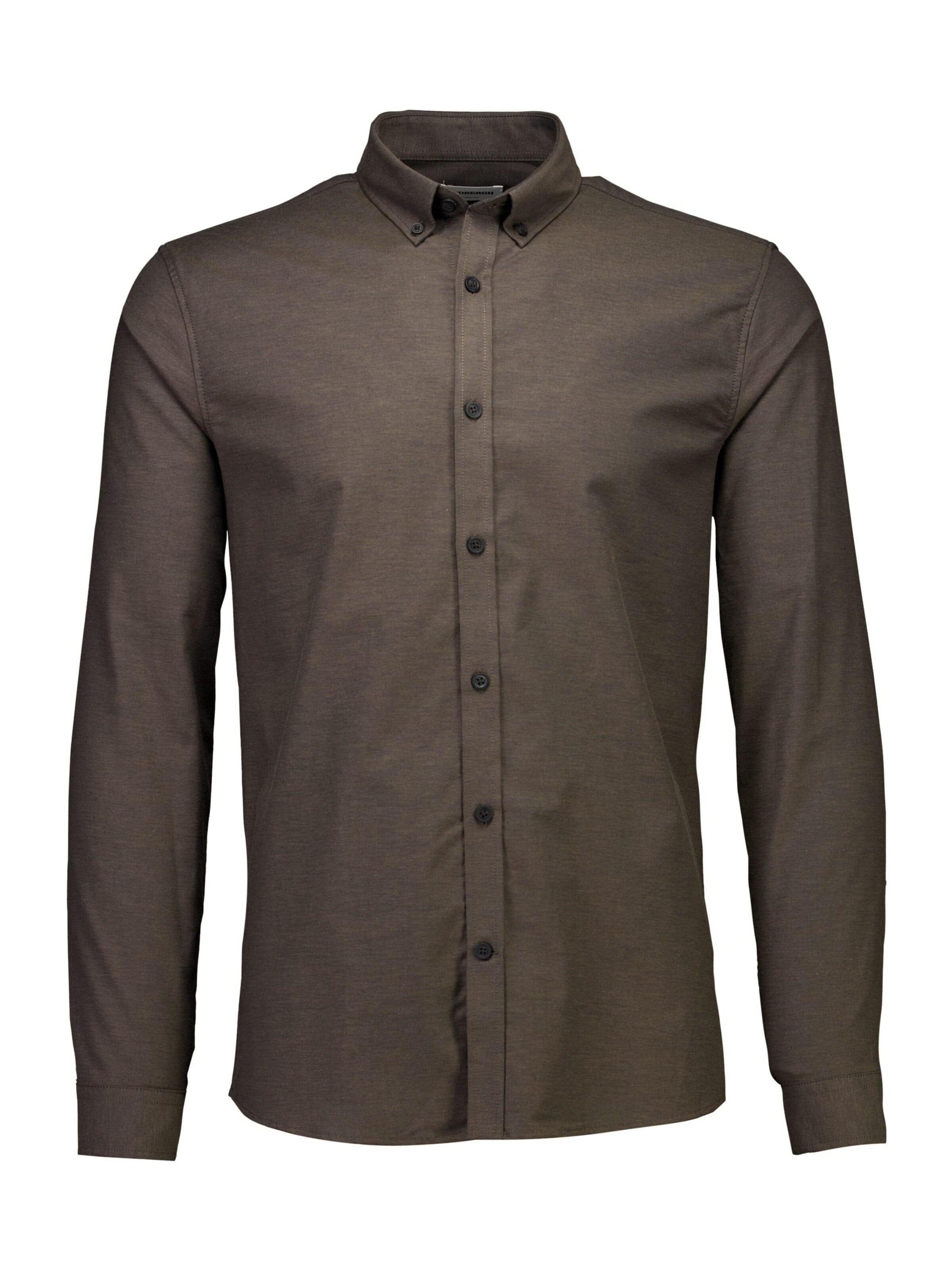 Lindbergh - Camisa en marrón: frente