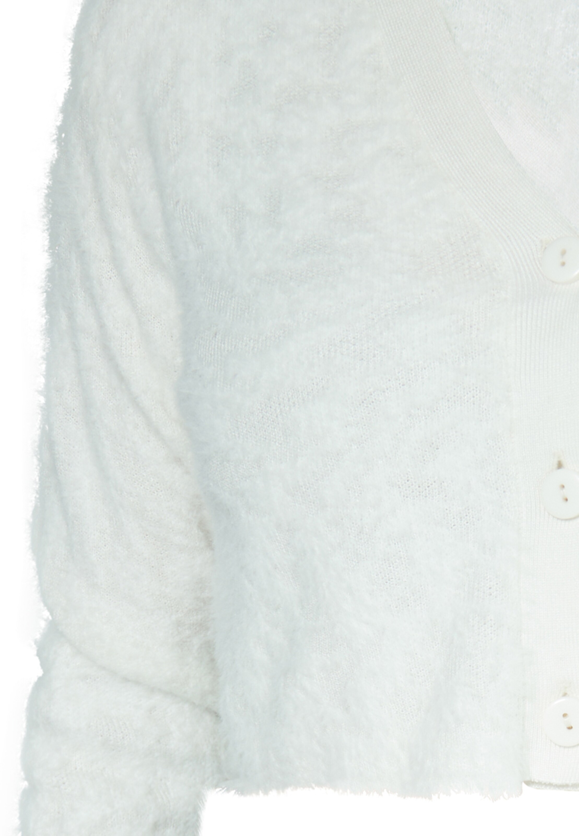 MYMO Πλεκτή ζακέτα σε λευκό