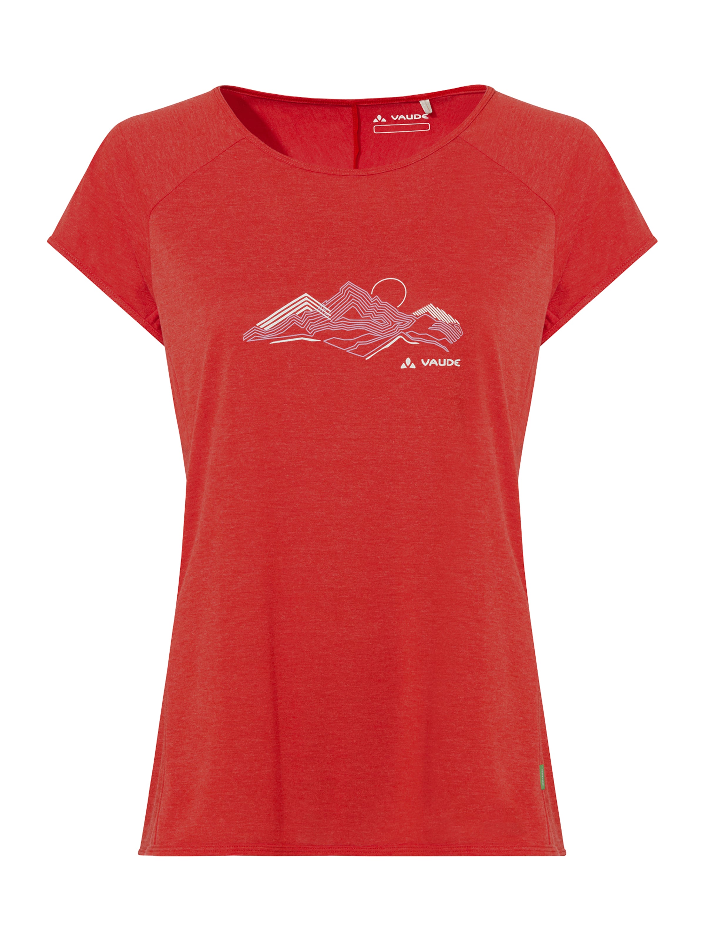 VAUDE Performance shirt 'Tekoa' in Red: front