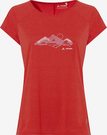 VAUDE Performance shirt 'Tekoa' in Red: front