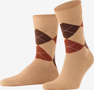 FALKE Socken 'Sensitive Argyle' in Beige: Vorderseite